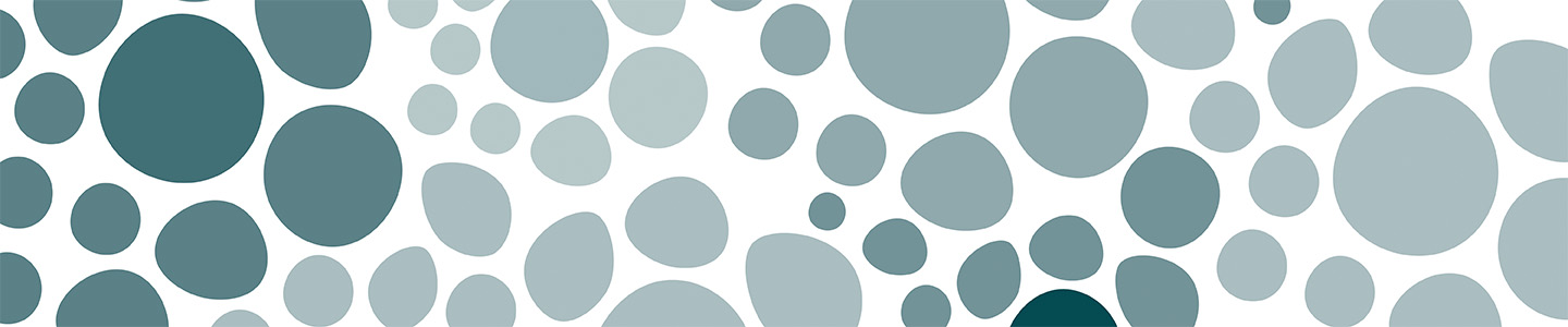 Placeholder GCBC image in teal and grey of varying abstract circles and bubbles